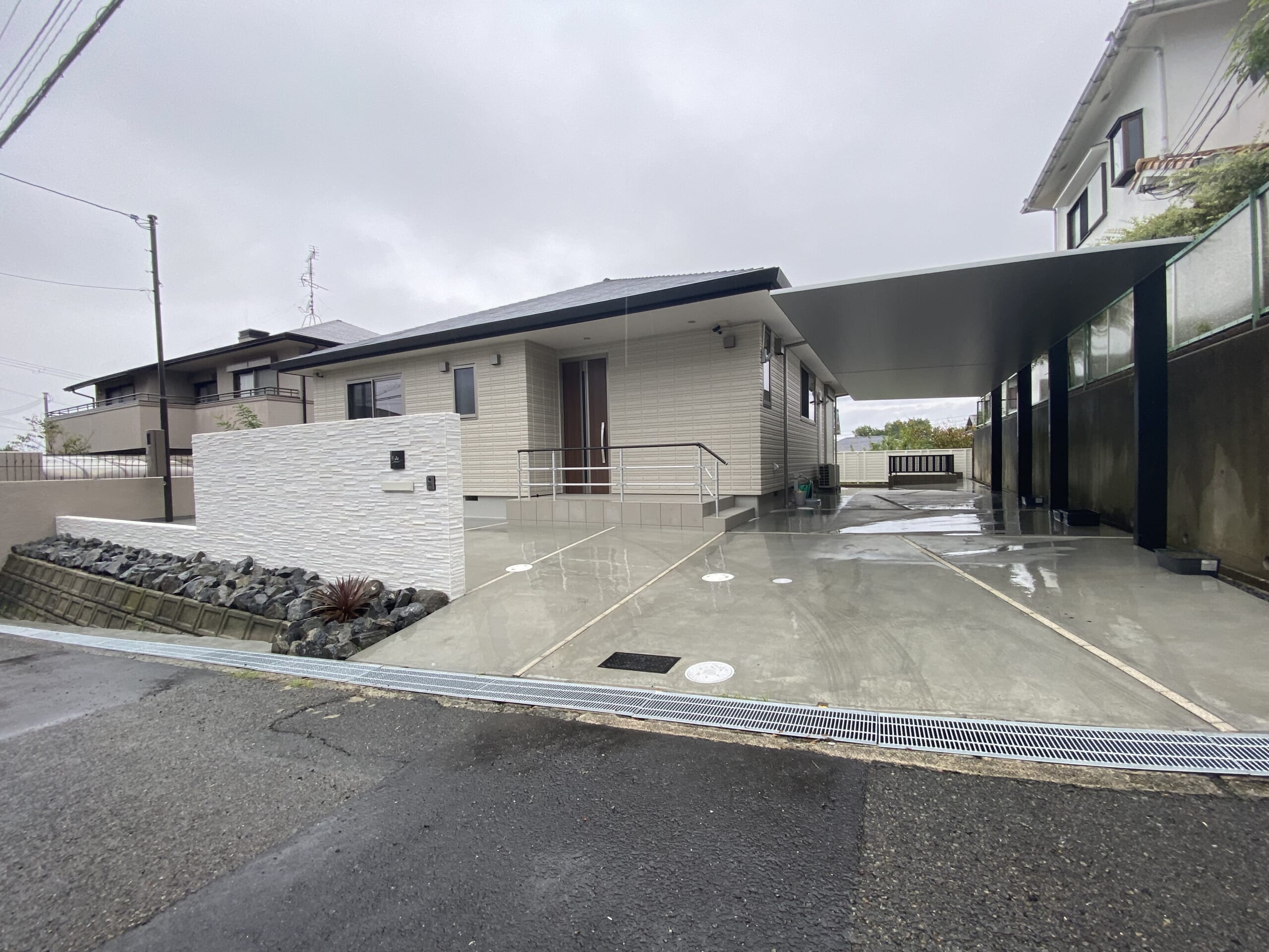 南河内郡K邸の外構工事